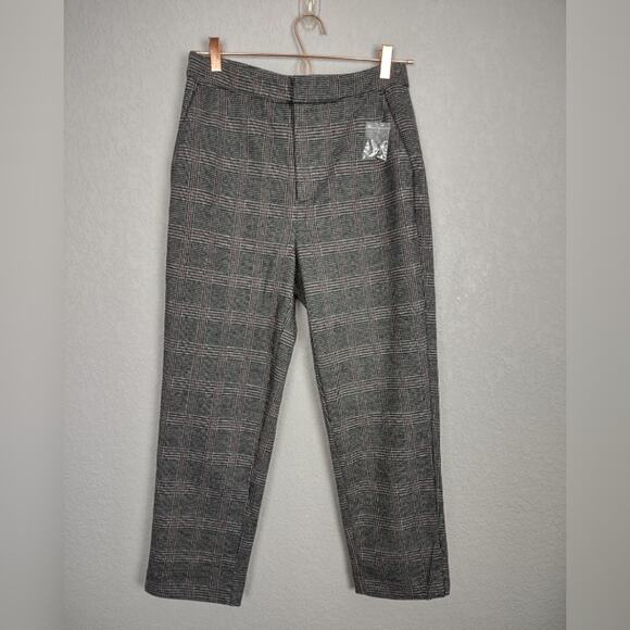 Modcloth Timeless Tailoring Plaid Cropped Pants Size 6 - Picture 2 of 16